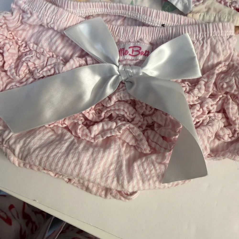 Ruffle Butts Darling Bouquets Swing Top Floral Set Outfit Girls 18-24 month